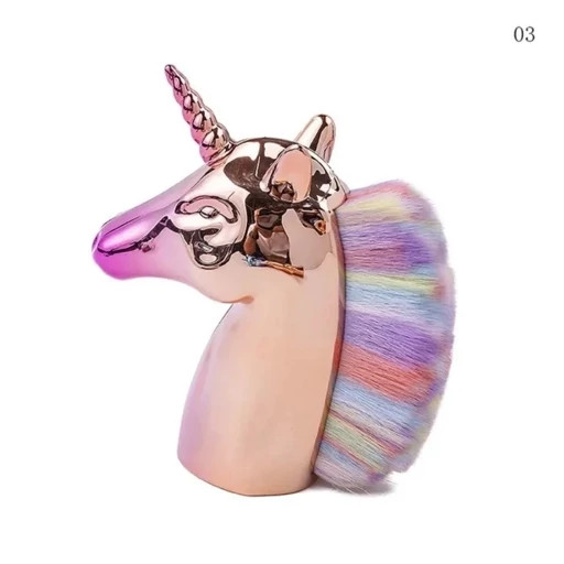 فرچه و براش تمیز کننده ناخن یونی کورن unicorn